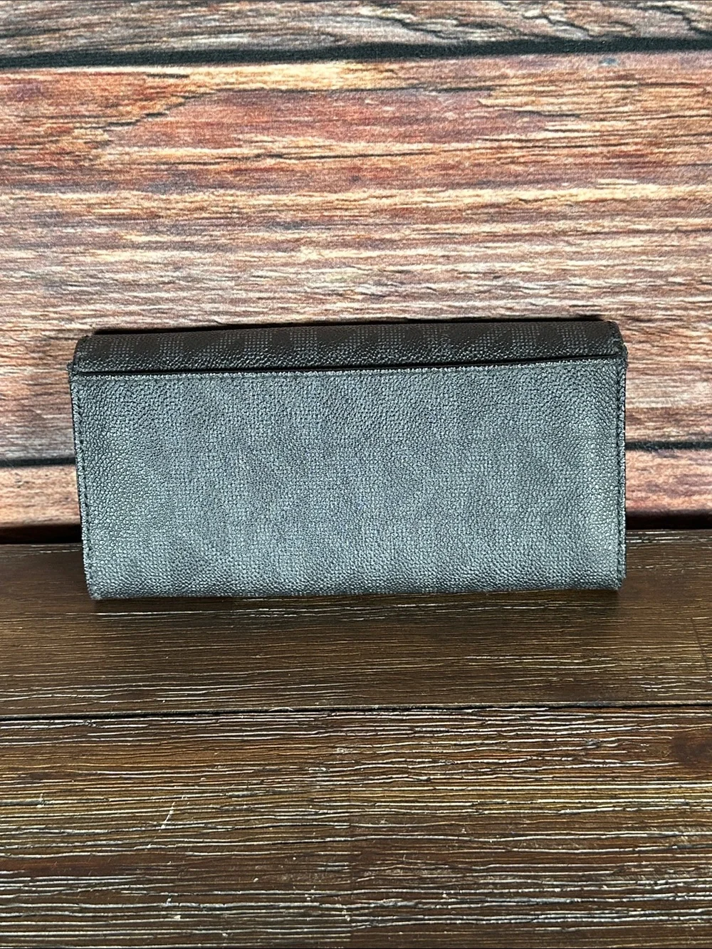 Michael Kors Black Logo Continental Wallet